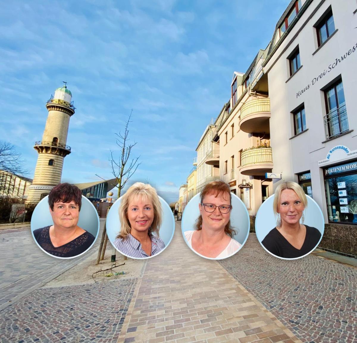 Mond, Am Warnemuender Kirchenplatz Appartement Rostock Buitenkant foto